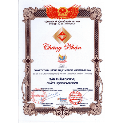 Sản phẩm dịch vụ chất lượng cao 2020